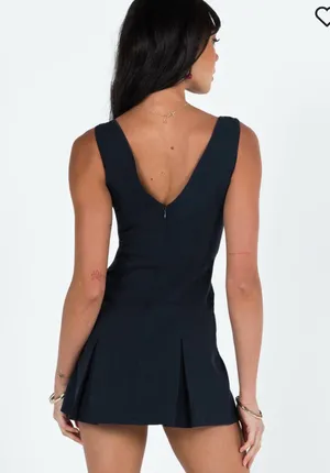 Motel Princess Polly Ristia Mini Dress Navy thumbnail 6