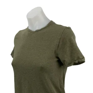 Lululemon Women's Army Green Yoga Short Sleeve Athletic T Shirt Tee Top Size 2 thumbnail 2