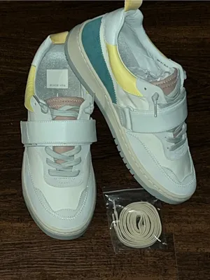 Dolce Vita Alvah Leather Sneaker in the "Multi Pastel" colorway thumbnail 2