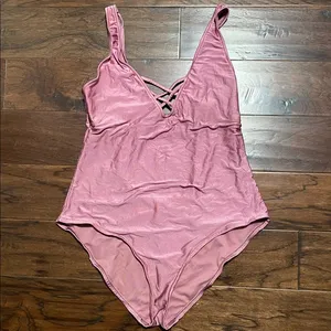 One Piece Womens Mossimo Shimmery  bathing suit thumbnail 1
