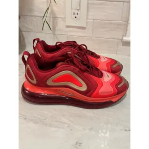 Nike Air Max 720 Sneaker Women's 8 / Youth 6.5 Red Gold Team Red Hot Punch thumbnail 2