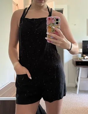 Shein Romper Black thumbnail 1