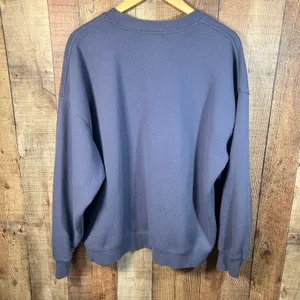 State of Mine Blue Cotton Blend CA Patch California Oversized Sweatshirt XL thumbnail 6