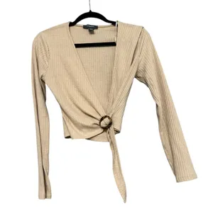 Primark Beach Cream Wrap Top size S thumbnail 1