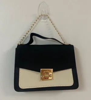 SheIn Mini Twist Lock Color Block Flap Chain Small Satchel Bag thumbnail 1