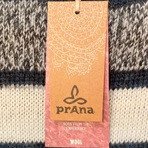 NWT Prana Seffi Wool-Blend Crewneck Sweater Nautical Striped Women's Size Small thumbnail 12