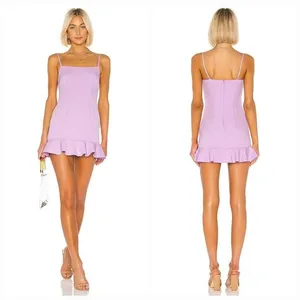 Lovers and Friends Teddy Mini Dress in Lilac Purple XXS thumbnail 2