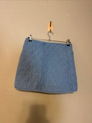 Blank‎ NYC quilted denim skirt Size 28 NWT thumbnail 4