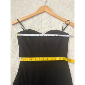 Lulus Dramatic Fanatic Black Strapless Tulle Trumpet Maxi Dress Size Small NWT thumbnail 7