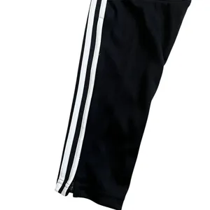 Adidas Unisex Track Pants S Black White Stripes Climacool Tapered Fit thumbnail 6