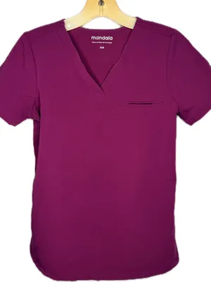 Mandala Scrub Shirt Size XXS thumbnail 1