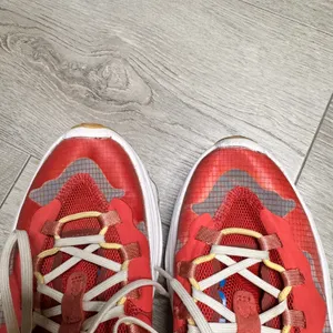 SOREL Kinetic Breakthru Sneakers Womens Red Mesh Lace Up‎ Chunky Sole Size 7.5 thumbnail 6