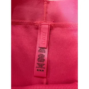 Skims Cotton Rib Boxer Shorts in Sugar Pink Medium thumbnail 6