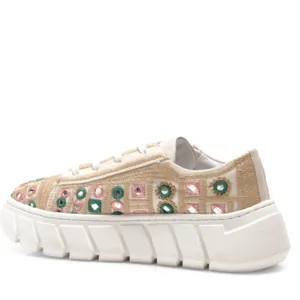 FREE PEOPLE Catch Me If You Can Crochet Sneaker, Size 39 Right Shoe ONLY No Mate thumbnail 4