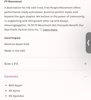Fp Movement Long Sleeve Crop Top thumbnail 7