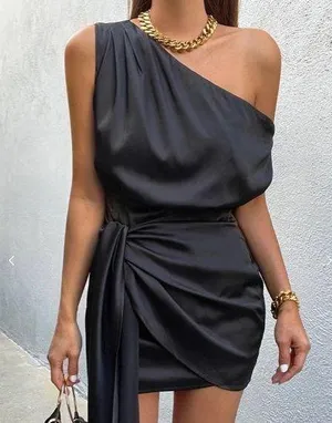 RUNAWAY THE LABEL Black mini dress thumbnail 1