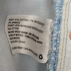 Universal Thread Denim Shorts Sz 6 Light Blue High Rise Midi Button Fly Fray Hem thumbnail 5