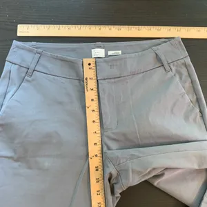 A‎ New Day Womens Gray Stretch Cotton Ankle Pants Size 10 High Rise Slim Tapered thumbnail 7