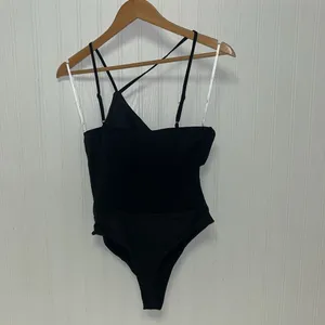 Lulu’s Phenomena Asymmetrical black bodysuit thumbnail 7