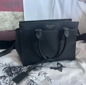 black Kate Spade Cameron Medium Satchel thumbnail 5