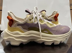 SOREL Shale Mauve & Tranquil Yellow Kinetic Breakthru Day Sneaker Size 7 US thumbnail 1