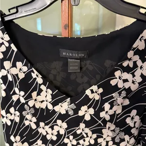 Harold's Vintage Midi Dress Black Size 4 thumbnail 2