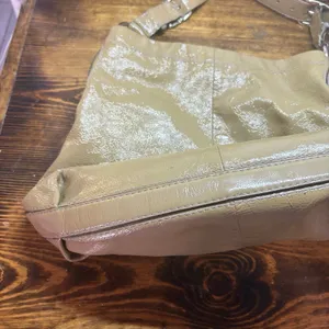 Coach Peyton‎ Green Patent Shoulder Bag thumbnail 6