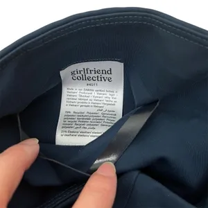 Girlfriend Collective High-Rise Bike Shorts Small Midnight Blue thumbnail 3