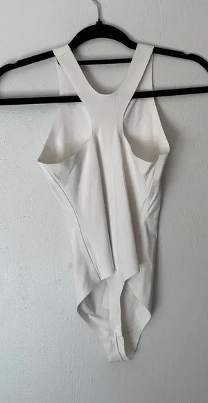 Aerie smoothez White One-Piece Bodysuit thumbnail 1