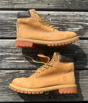 Timberland 6 Inch Premium Waterproof Boot 'Wheat' Nubuck Size 7 Women's Size 8.5 thumbnail 1