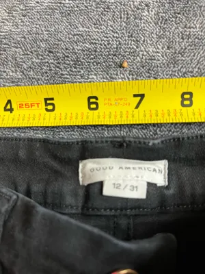 Good American Women’s Black Skinny Jeans High Rise Stretch Size 12/31 thumbnail 7