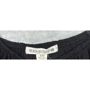 Beach By Exist Dress‎ CoverUp Sz S Off-Shoulder Crochet Granny Square thumbnail 2