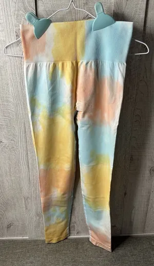 Maxxim Sorbet Tie Dye Leggings Womens Medium Seamless High Waist Scrunch Butt thumbnail 1