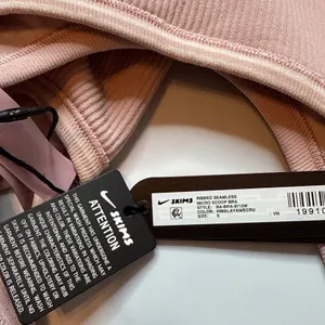 NWT Skims x Nike Ribbed Seamless Micro Scoop Bra thumbnail 6