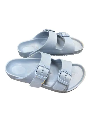 Birkenstock womens blue slip on designer casual sandals sz 33/3.5 SKU 10-520 thumbnail 5