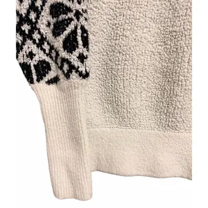 Pilcro Maia Cropped Quarter-Zip‎ Pullover Sweater Women's Size Small thumbnail 9