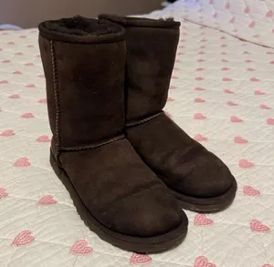 UGG chocolate brown Suede Boots thumbnail 1