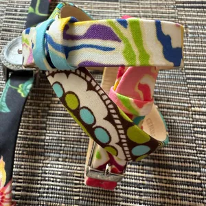 Vera Bradley Watch Women Silver Tone‎ Interchangeable Band Needs New Battery thumbnail 3