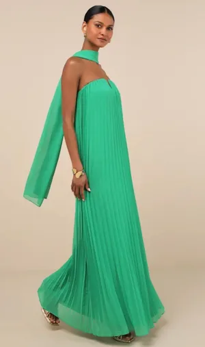 Lulus Lael Dress- Green thumbnail 1