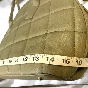 Bowler Style Bag•Bag•Shoulder Bag•Purse•Tote•Olive Green•Vintage Boutique Style thumbnail 6
