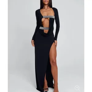 Outcast Maxi Dress Solvia Size S Black Silver thumbnail 7