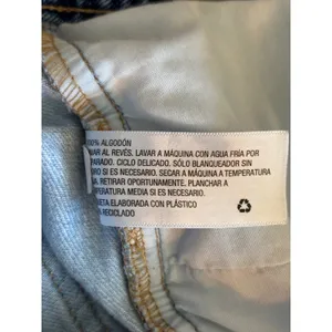 Wild Fable Womens Patchwork Denim Shorts Blue Multi‎ Color Button Fly Size 2 thumbnail 6