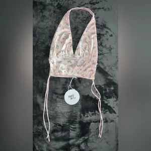 Princess Polly Penelope Halter Top in Pink Size 4 New with tag thumbnail 12