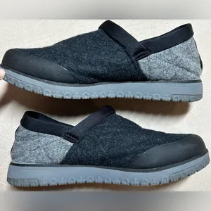 L.L Bean Size 9 Ultralight Primaloft Wool Black Gray Loafers (NO INSOLES) thumbnail 2