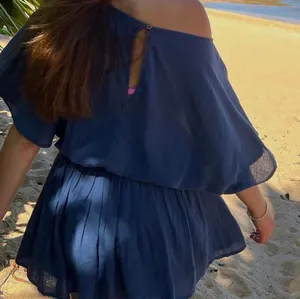 Free People blue dress thumbnail 1