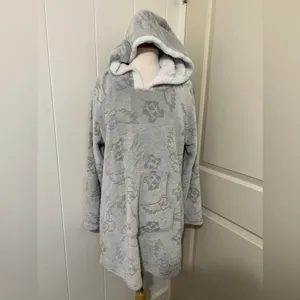 Harry Potter Hogwarts Hoody Gray Fleece‎ Mini Sweater Dress Size XL thumbnail 2