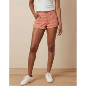 American Eagle sz 14 Pink Denim Easy Shortie Pockets Relaxed Streetwear Everyday thumbnail 3