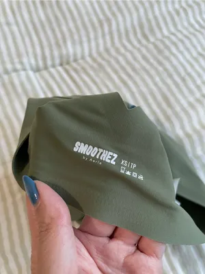 Aerie Smoothez Padded Sweetheart Bralette Size XS Olive Green Sage Second Skin thumbnail 2
