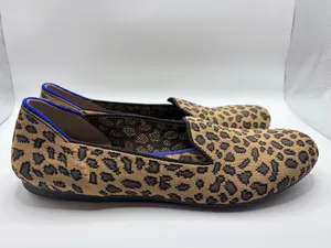 Rothy’s The Loafer Leopard Animal Print Knit Slip On Comfort Flats Women 7 thumbnail 2