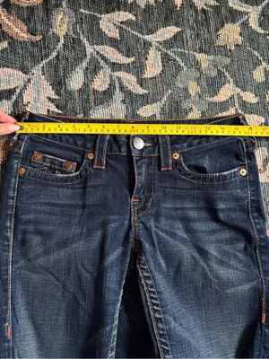 True Religion Women's Stella Dark Wash Low Rise Bootcut Jeans Size 29 thumbnail 4